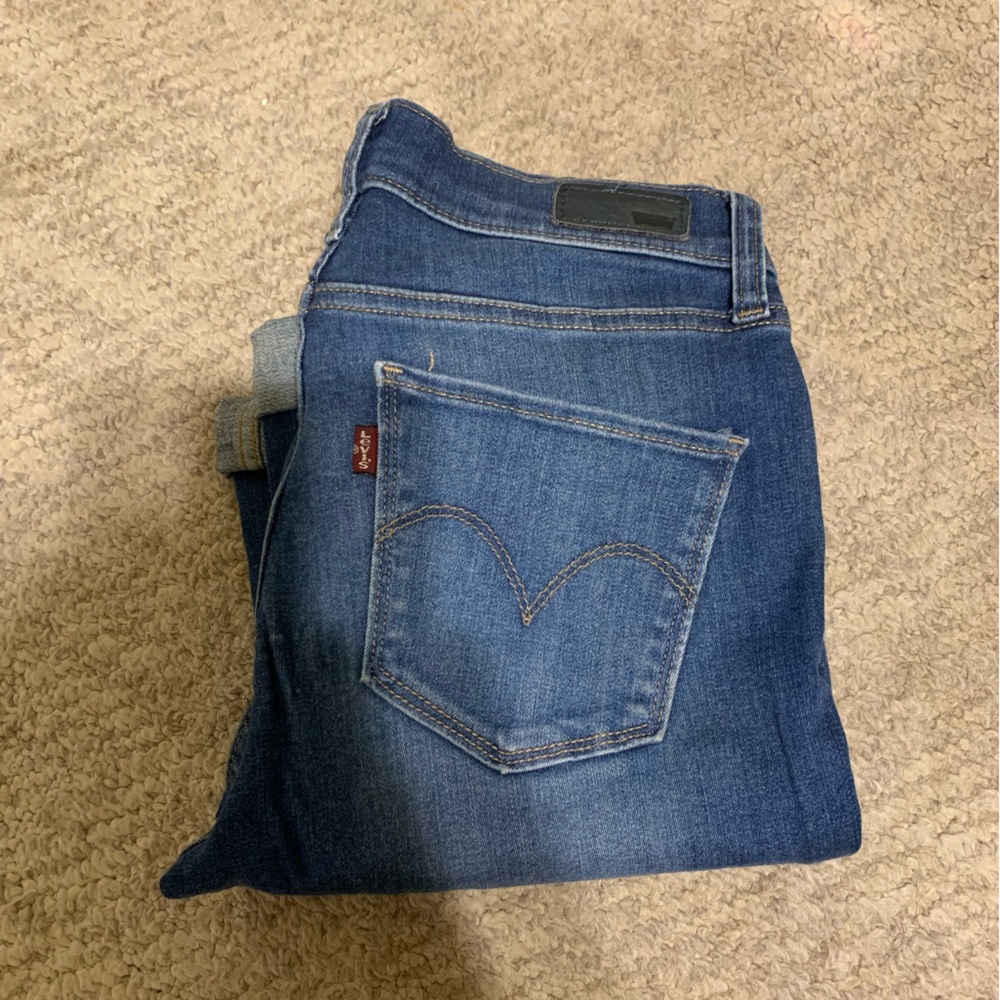 Levi super skinny jeans